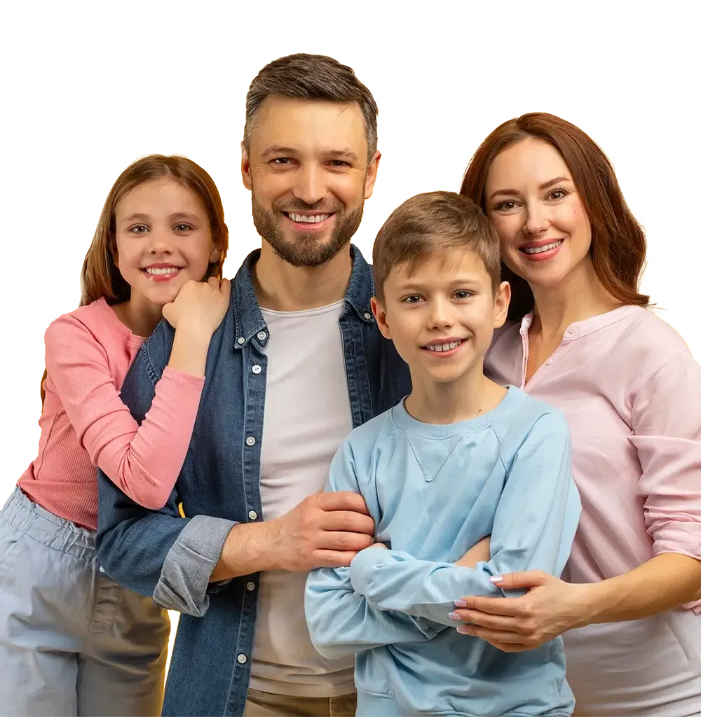 Family of 4 living in AFI Home properties